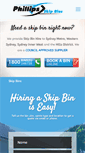 Mobile Screenshot of phillipsskipbins.com.au